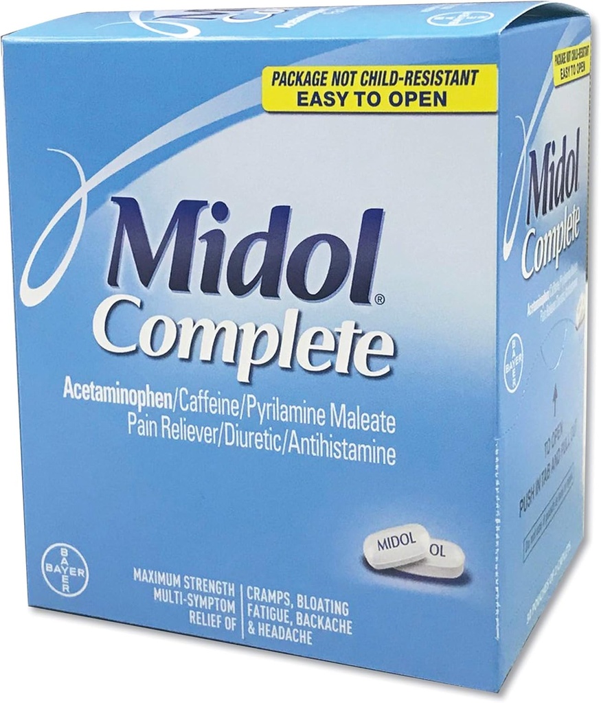 Midol menstruation Komplet 50 caplets