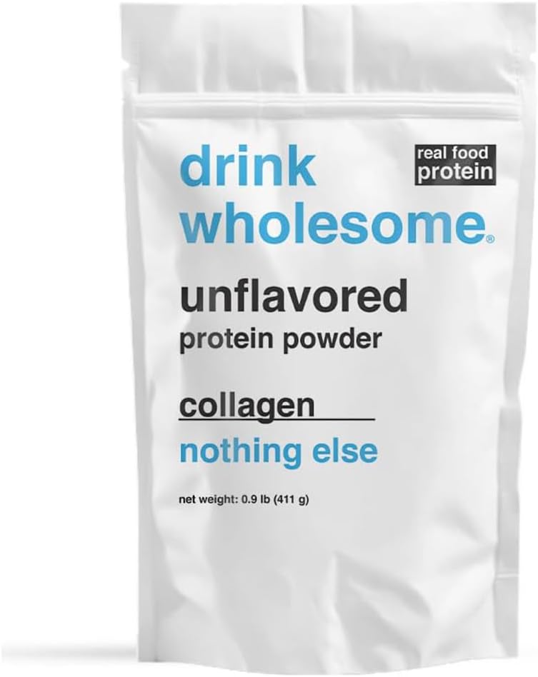 Drikke sundt Unflavored Collagen Protein Powder • 124; for sensitive stomachs • 124; Gut Friendly • 124; Dairy Free • 124; Lav FODMAP • 124; Ingen kunstige sødestoffer • 124; Ingen Bloating eller Gas • 124; Ingen Forstoppelse eller Diarré