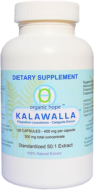 (Calaguala) med Polypodium Leucotomos til immunsystemet Support, Højeste Potency 50: 1 Extract 400mg. (120 Veggie Caps)