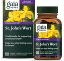 Gaia urter St. John 's Wort, Vegansk flydende kapsler, 60 Greve - Stress støtte til at fremme en positiv og Sunny Mood
