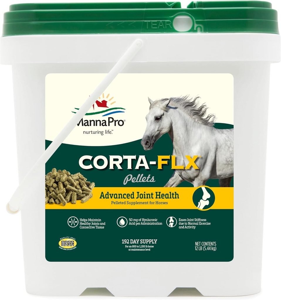 Corta-FLX Corta-Flex Equine Joint Supplement | Horse Supplement for Healthy Joints | Quick & Effective Nourishment to Joints formulated with Vitamins and Minerals | 12 LB Pellet