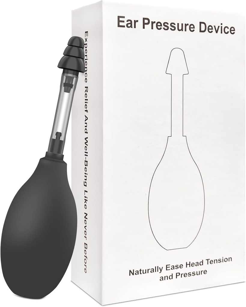 Ear Pressure Relief Enhedsværktøj, Migræne og Hovedpine Relief Produkter, Flyvemaskine Ear Pressure Relief Gadget, Indre Øre Pressure Balance, Reducerer Tension
