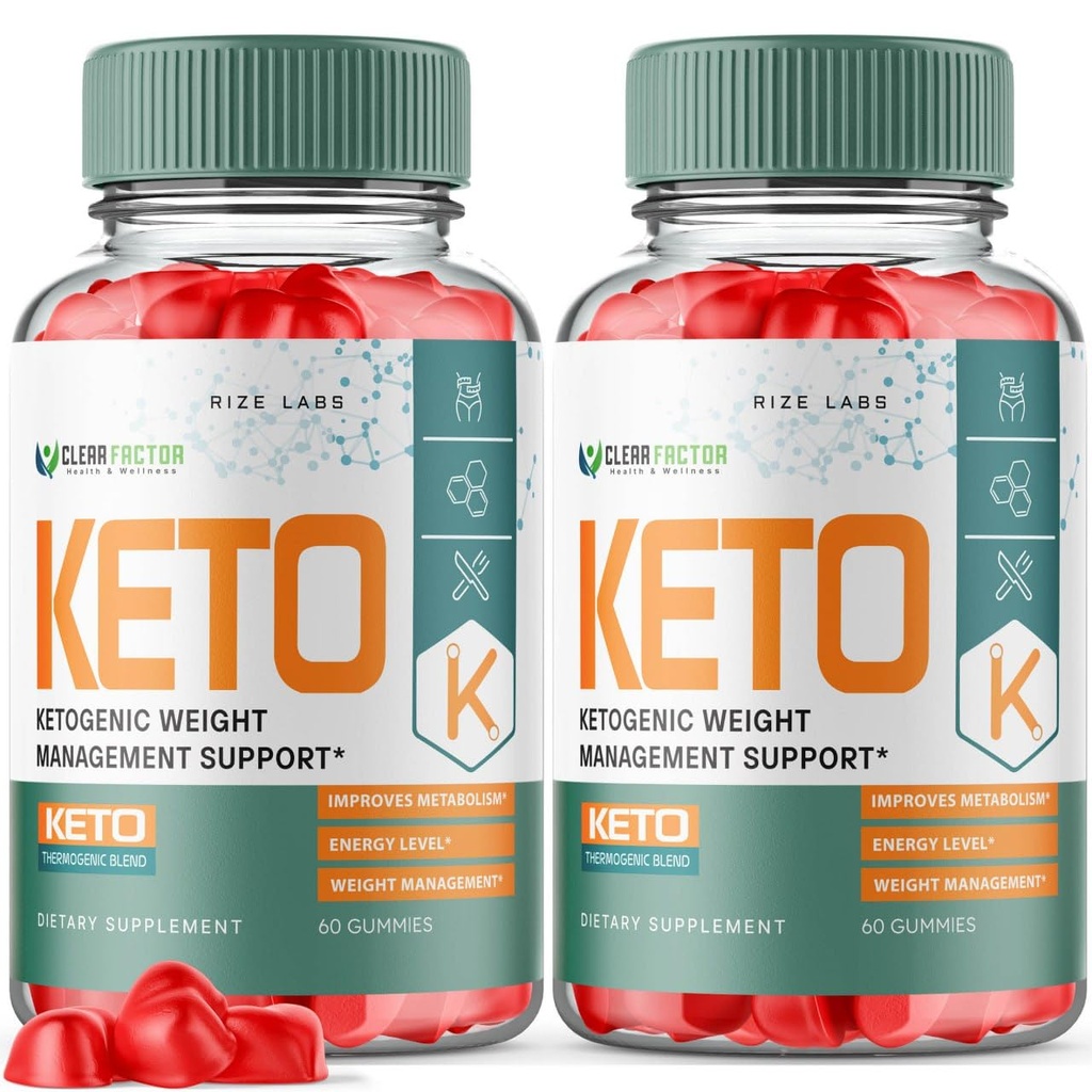 (2 Pack) Clear Factor Keto ACV Gummies - Clear Factor for Advanced Weight Loss, Keto + ACV Gummy, Clear Factor Maximum Strength Supplement, ClearFactor Gummies Anmeldelser (120 Gummies)