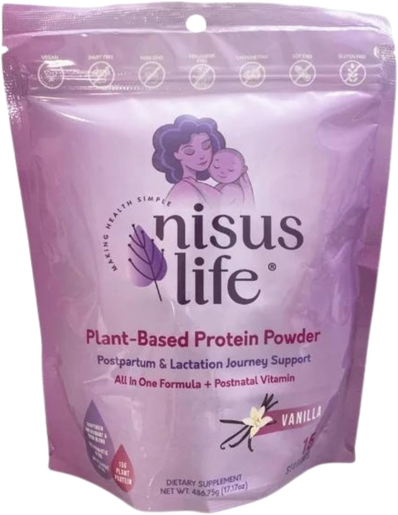 Postpartum & Amning Journey Protein Powder (17. 17 OZ, Vanilla)