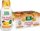FeelGood Superfoods Vita Frugter og Veggies immunforsvar Kosttilskud, Orange Flavor, pakke med 10 Immunitetssko, immunsystem Booster drik lavet med 25 økologiske frugt & grøntsager