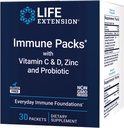 Life Extension - Immunpakker med vitamin C & D, zink og probiotika (30 pakker)