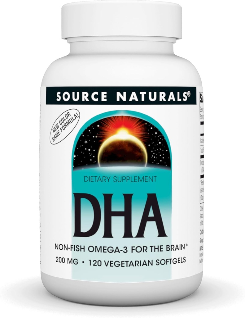 Source Naturals DHA, Neuromins 200 mg non- Fish Omega-3 for The Brain