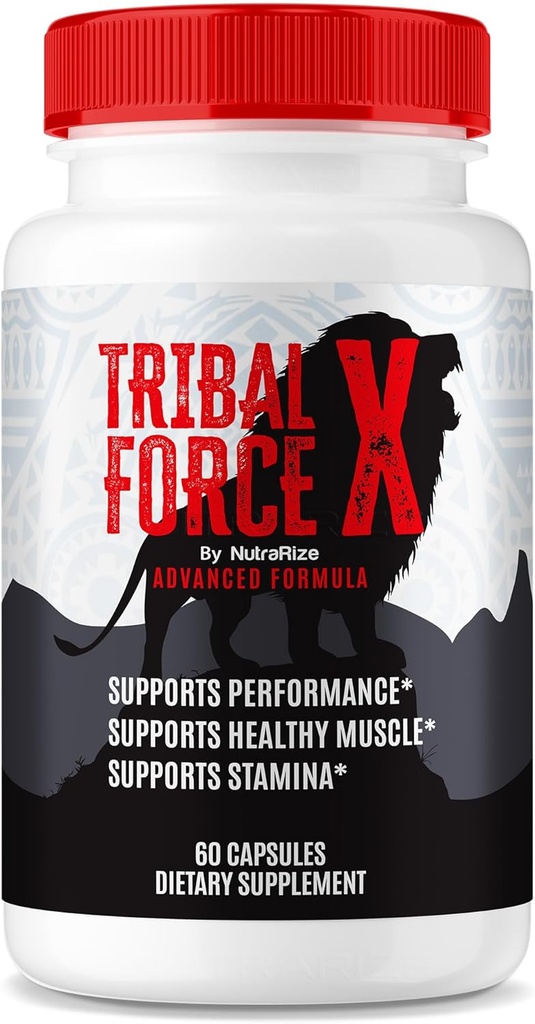 Tribal Force X Kapsler, TribalForceXL Max Performance Support til mænd, TribalForce X Alle naturlige piller, TribalForces XXL Mand Formel for vedvarende energi, TribalForces X anmeldelse (60 Kapsler)