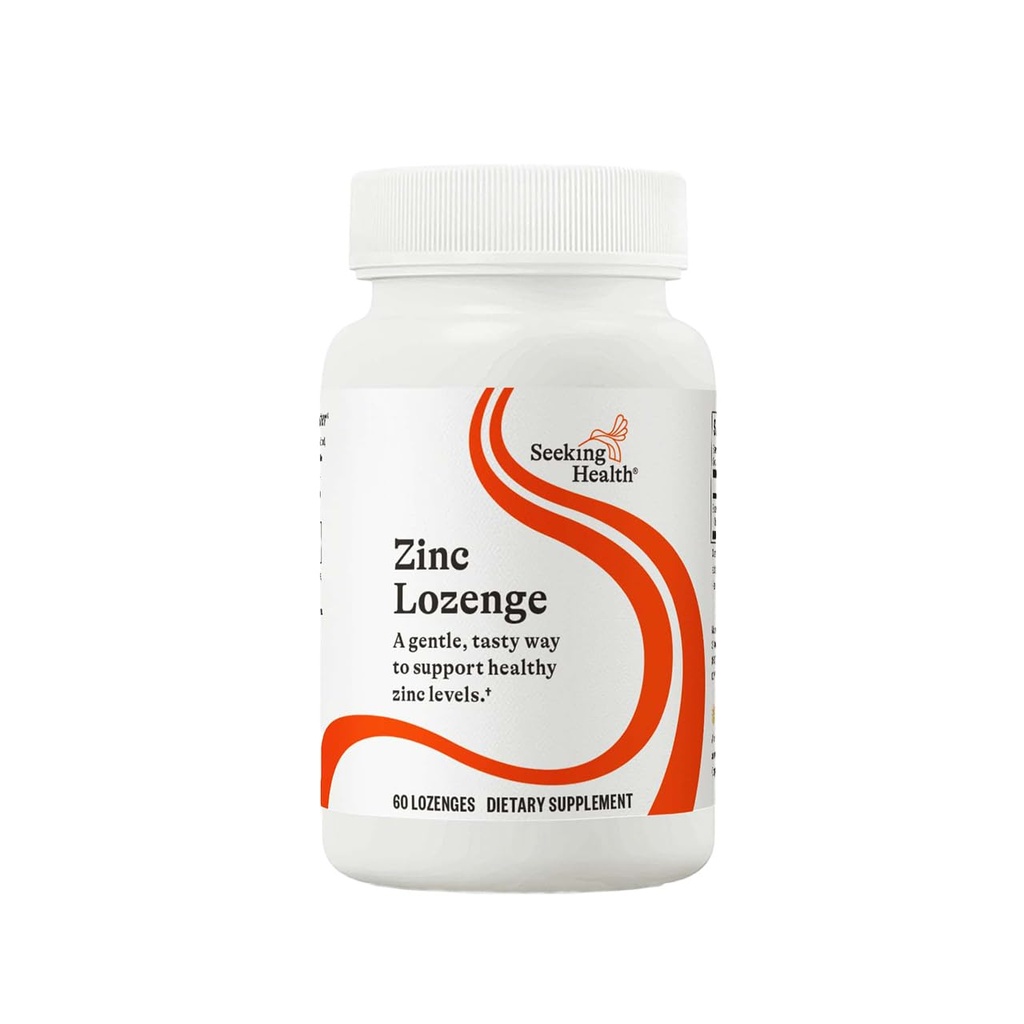 Søg Health Zink Chewable, 15 mg TRAACS ® Chelated Zink Bisglycinate, Immunstøtte, Natural Fruit Flavor, Vegetar og Vegan (60 lozenges) *