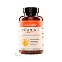 NatureWise Vitamin E 400 IE Softgels (180 mg DL- Alpha) - Dairy, Gluten & Soy Free - Antioxidant- Rich Kosttilskud til hud, hjerte, og immunforsvar support - 4 - Måned Supply, 120 Count