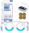 Anti- Motion Sygeglas, Motion Sygeglas (tilfældig farve), Motion Sygdom Patch, Antiemetisk, Tre i én pakke for voksne eller børn