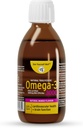 Flydende Omega 3 Fiskeolie - høj potens. Fremmer hjerne, øje, hjerte og immunforsvar. Natural Triglycerid. 237ml / 8oz - 48 Servere. Mango