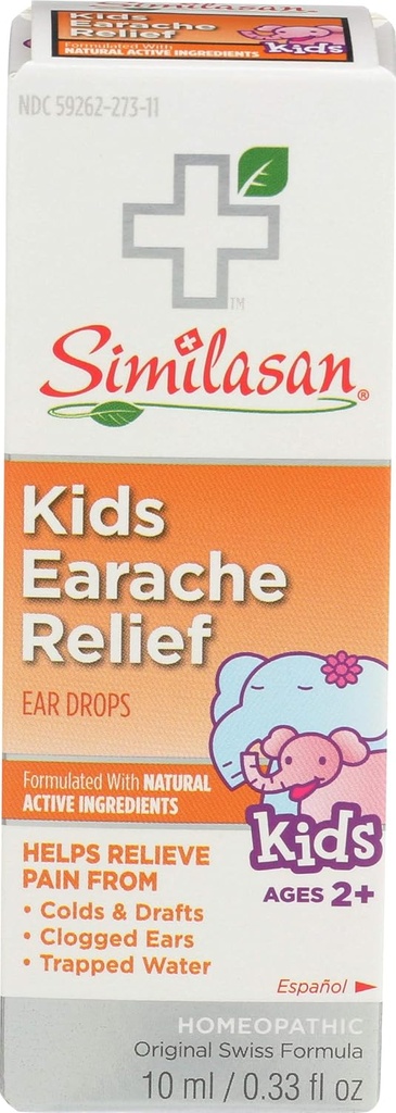 Lighasan, Kids Earache Relief Drops, 0,33 Fl Oz3