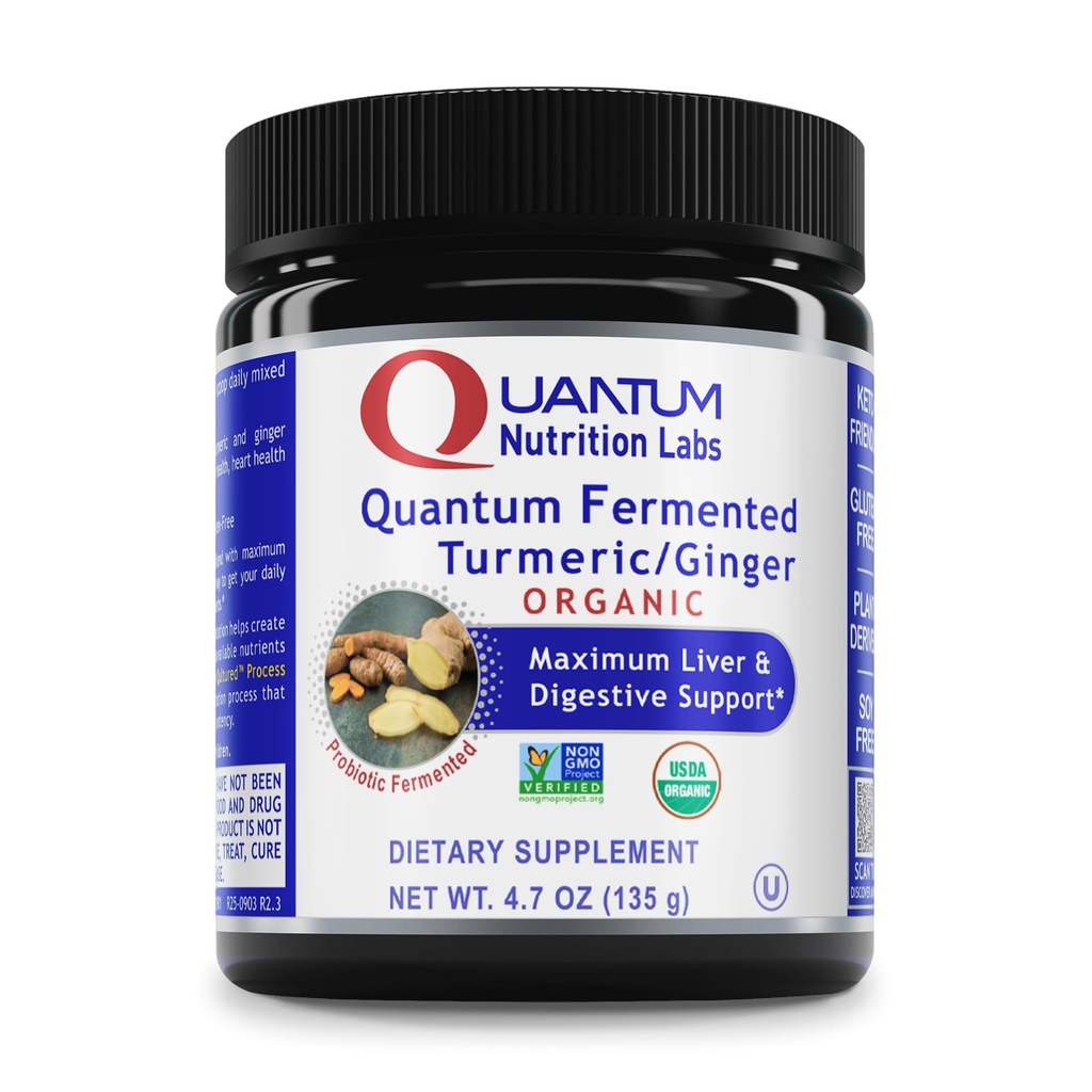 Premier Research Labs Premier Gurkemeje / Gingerod - Probiotisk Gurkemeje & Gingerpulver supplement, Aktive Curcuminoider, Urtetilskud - 4,7 Oz