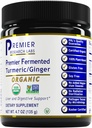 Premier Research Labs Premier Gurkemeje / Gingerod - Probiotisk Gurkemeje & Gingerpulver supplement, Aktive Curcuminoider, Urtetilskud - 4,7 Oz