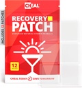 Party Recovery Patches - 12 Pack - Bounce tilbage efter en nat ud. B Complex Formel for bedre morgener - 100% Natural. Gennemsigtig & vandtæt - Party Essential - Brug før druk