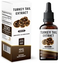 Kalkun Tail Mushroom (Trametes versicolor) Drops konsekvente 124; Alkoholfri tinktur nogensinde 124; Urtetilskud 124; Veganer124; 2 fl oz flydende ekstrakt