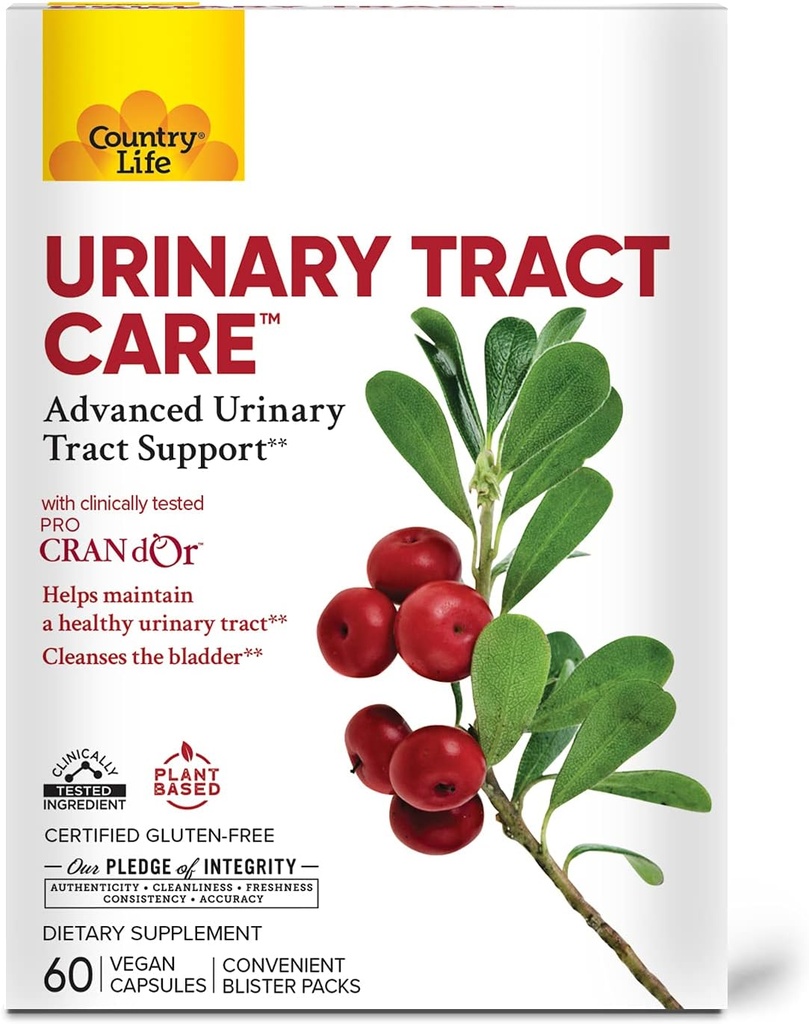 Country Life Women 's Urinary Tract Care 60 VegCap