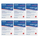 STOR Hoste og kolde HBP tabletter - Antihistamin og Hough suppressant for mennesker med højt blodtryk - Dextromethorphan HBr, Chlorpheniramin Maleate - 16 greve (6 Pack)