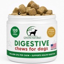 Fordøjelsestillæg for hunde - Anbefalet Probiotika Chew af FurParents - Forbedrer fordøjelse og Gut sundhed, Hjælper med Diarré, Opsat Mave, Dårlig ånde & Forstoppelse, 120 Greve