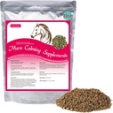 Horse Calming supplement Natural Raspberry Leaf 35 OZ- Relieves Angst, Irritability, og ubehag i mares under varme cykler - Også Magic Velegnet til Geldings