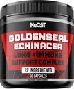 Goldenseal Root Capsule med Echinacea, Panax Ginseng Root, Immunsupport Complex som Elderberry, Hvidløg Bulb - 60 kapsler - fordøjelsesmæssig sundhed, Body Balance & mere - Goldenseal Root Powder