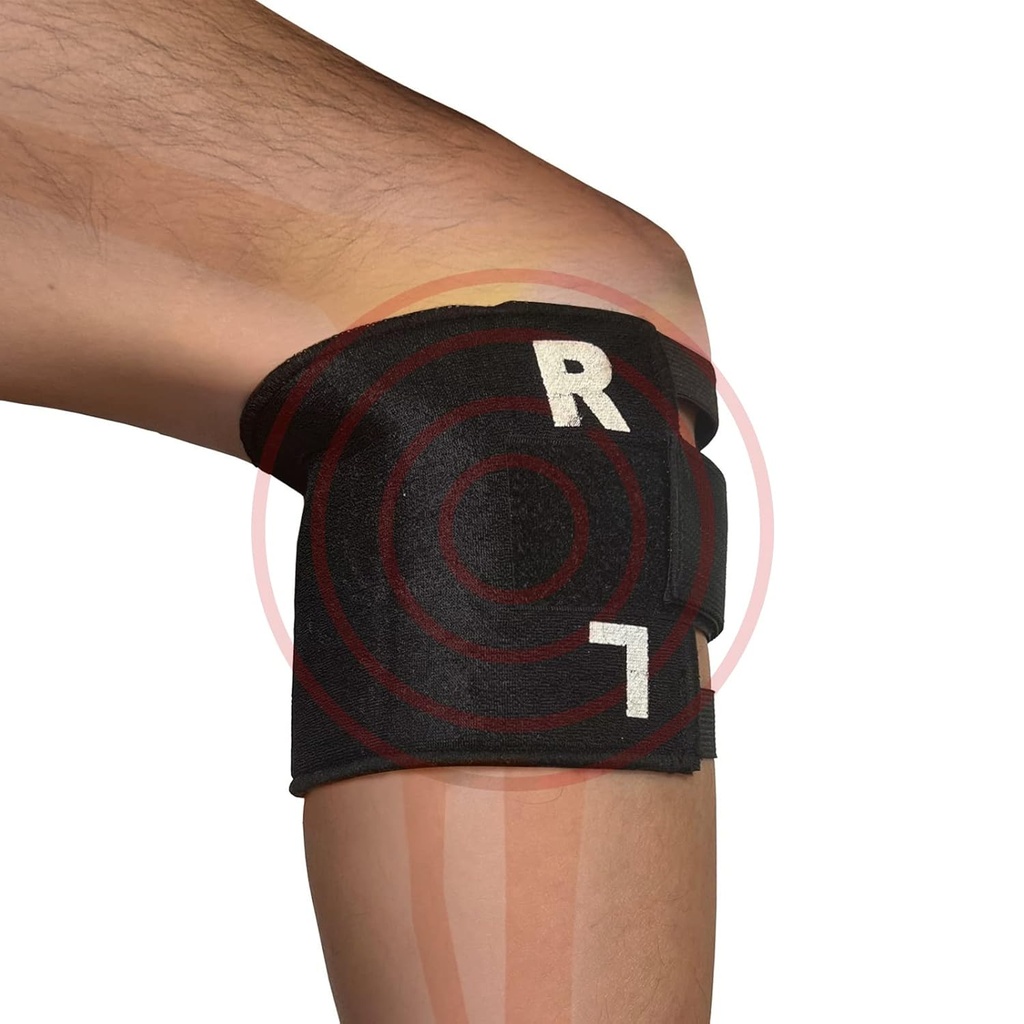 Knee Brace til Sciatica som set på TV med Trykpunkt Brace Relieve Acupressure Leg Sciatica, Justerbar Self Opvarmning Knee Support Wraps & Pain Relief for Mænd og Kvinder (CL-1)