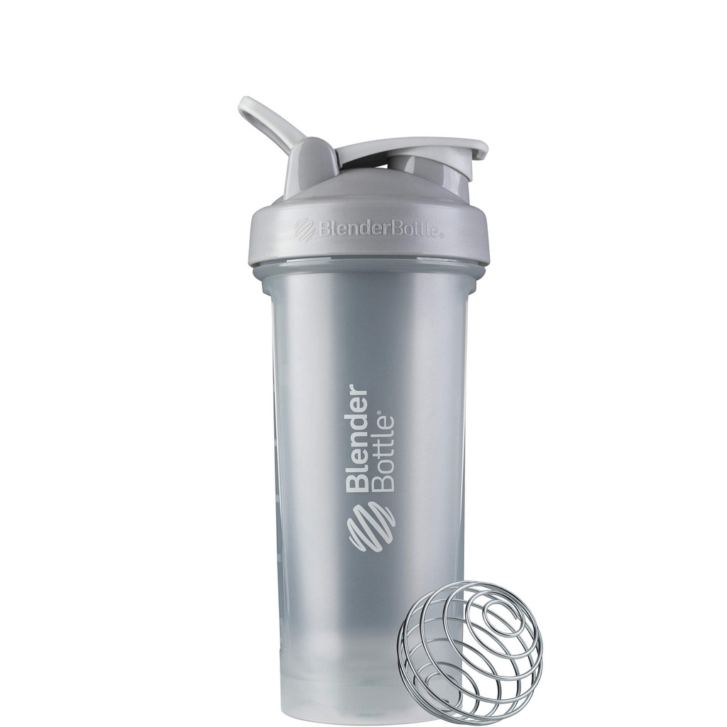 BlenderFlaske Classic V2 Shaker Flaske Perfekt til Protein Shakes og Pre Workout, 28-Ounce, Pebble Grey