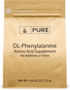 Pure Original Ingredienser DL- Phenylalanin Powder (4 oz) Altid Pure, Ingen Fyldere eller Tilsætningsstoffer