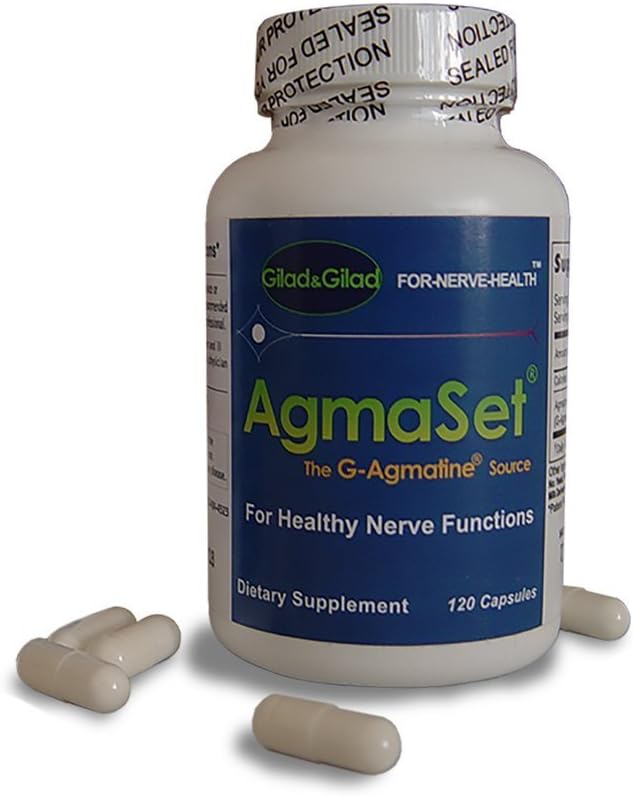 AgmaSet - Supplement fra Gilad & Gilad The Scientists, der opdagede Agmatine for Nerve Sundhed.