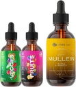 Bundle - Multivitamin Frugt og Grøntsager & Mullein Leaf Extract 4 oz - Vitamin Immunobooster og Lung Support Supplement
