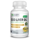 COD Lever Olie 124; 300 Softgels Beeg 124; Natural Source of Omega 3 Fedtsyre- 124; Triple Strength Б124; Bedste immunforsvar, sunde knogler & Muskelkost Supplement
