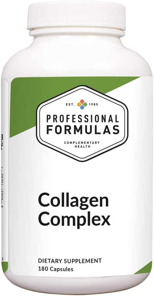 Professionel formulas Collagen Complex - Understøtter fælles integritet, fleksibilitet og strukturel styrke - med Collagen, Chondroitin & Hydroxyapatite - 60 kapsler