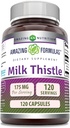 Amazing Formulas Milk Thistle Supplement Note 124; 175 Mg pr Serving