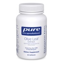 Pure indkapslinger Olive Leaf ekstrakt af 124; Hypoallergent supplement understøtter immunsystem og sund intestinal miljø; 124; 60 kapsler