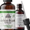 Ginkgo Biloba Tincture Organic Ginkgo Biloba Extract (Ginkgo Biloba) Tørret Leaf Herbal Supplement 2 oz