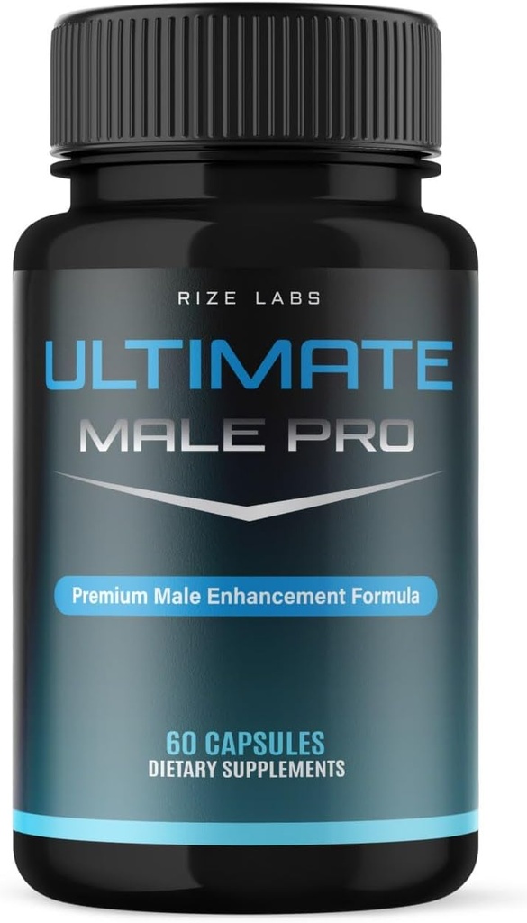Ultimate Mand Pro Kapsler til mænd, Ultimate Mand ekstreme supplement, All- Natural Support til en sund aktiv livsstil, UltimateMalePro Anmeldelser ((60 Kapsler)