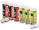 Drinklits Lemon Lime Electrolyte Hydration & Strawberry Immunity Tablets (6) Tube Combo Pack C124; Great Taste - Gluten Free - Daily Use C124; 60 Servere (10 tabletter Per Tube)