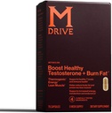 Mdrive Boost og Burn Testosteron Support og Fat Burner med zink, KSM- 66 Ashwagandha, Advantra Z, 75 Kapsler