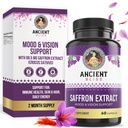 Antikke Bliss Saffron Extract Kapsler Mood & Eye Support, Saffron Extract Appetite Suppressant Weight Management for Women & Men (60 Kapsler)