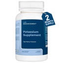 Life Enhancement High Absorption Kalium supplement til muskel, hjerne & ben sundhed - ingen tilsætningsstoffer høj potens Elemental Kalium supplement, Lavet i USA (120 kapsler - 60 Servere)
