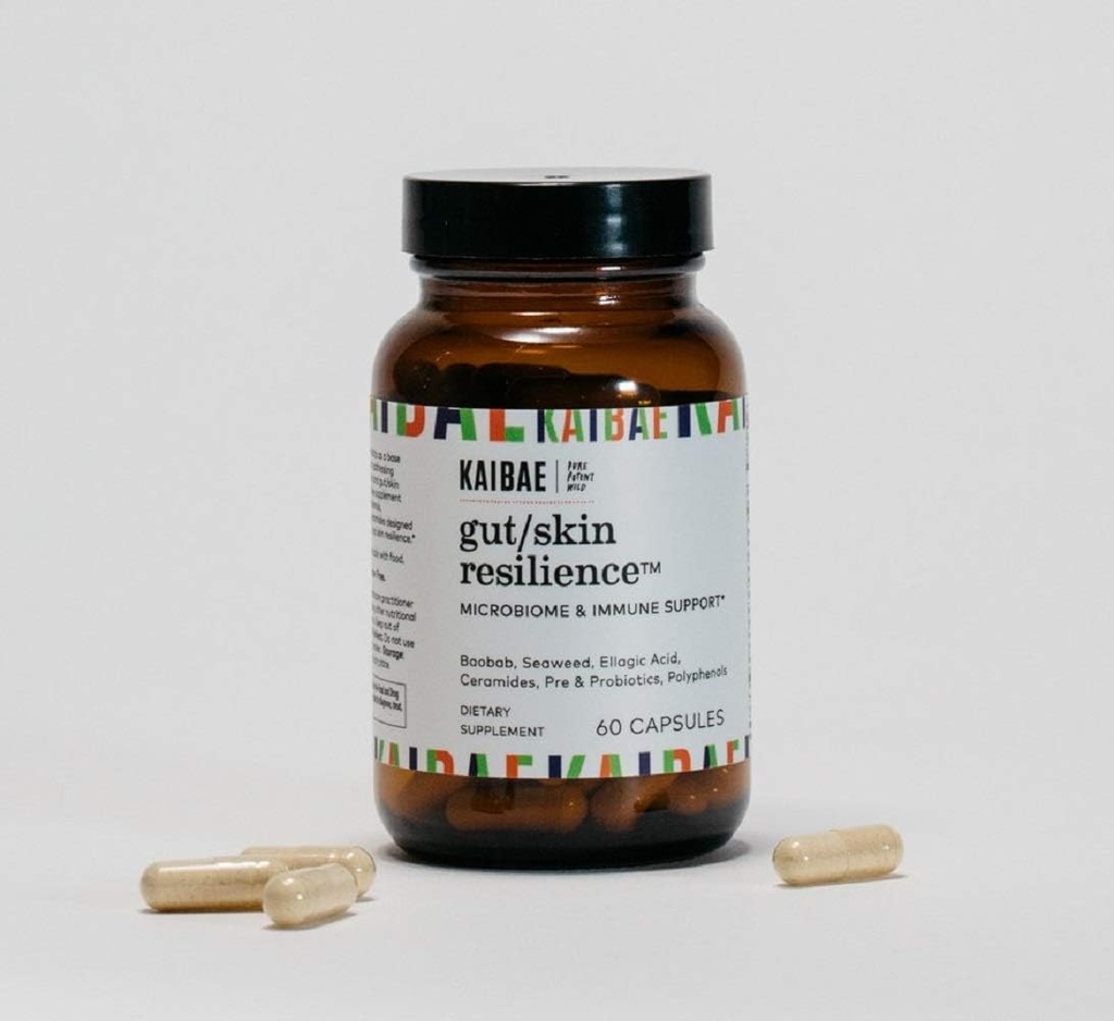 Gut/Skin Resilience Dietary Supplement | Provides Immune Protection and Supports Glowing Skin | Proprietary, Doctor Formulated, Clinically Researched Dietary Supplement (60 Capsules)