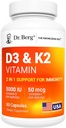Berg maksimal styrke 21- vitamin D3 K2 5000 IE