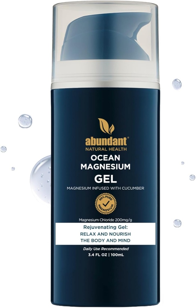MAG I.C. Magnesium Gel med 10% Trolamine salicylat for stærk smertelindring mod akker og blå mærker, topisk brug, effektiv og hurtig absorption, Fragrance- fri, 100ml