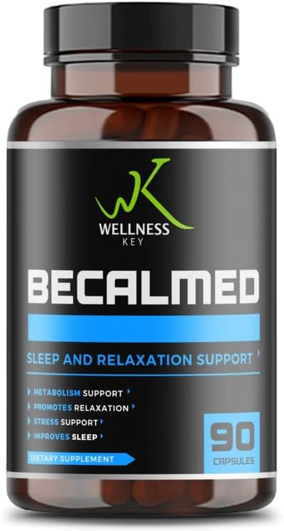 BeCalmed 8- in-1 Stress Support Supplement Note 124; Magnesium Glycinate + L- Threonate Note 124; Becalmed & Relaxed Note 124; Mental Klarhed og Fokus Note 124; Natural Ingredients Note 124; 3 Capsules Per day