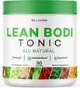 LIVORKA Lean Bodi Tonic, All Natural Advanced Formula Powder - 30 Servings for 1 Month
