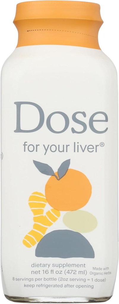 DOSE Liver Support Supplement Shot | 1 Bottle (16 Ounce)