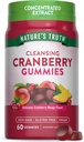 Nature 's Truth Cranberry Gummies against 124; 60 Greve Budding 124; Vegan, Non- GMO & Gluten Free Supplements 124; Tranberry Mango Flavor