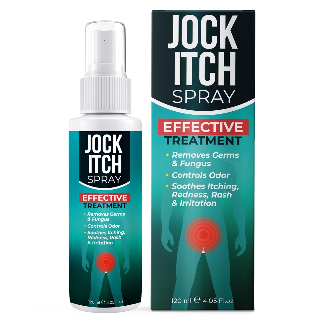 Jock Itch Sprøjtespray 124; Antifungal Sprøjtespray til Jock Itch