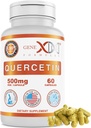 Genex Formulas Quercetin 500 mg 60 kapsler til 60 dages forsyning - supplement til immunforsvar, antioxidant og allergibeskyttelse, ikke-GMO, glutenfri